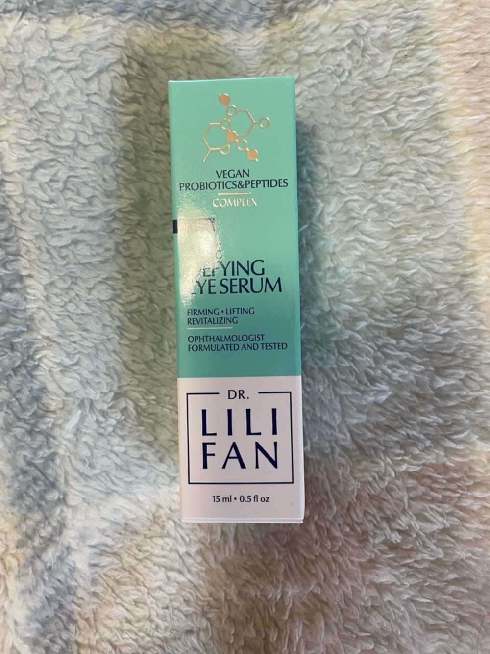 Firming & Lifting Eye Serum - Mint Green Vegan Probiotics and Peptides